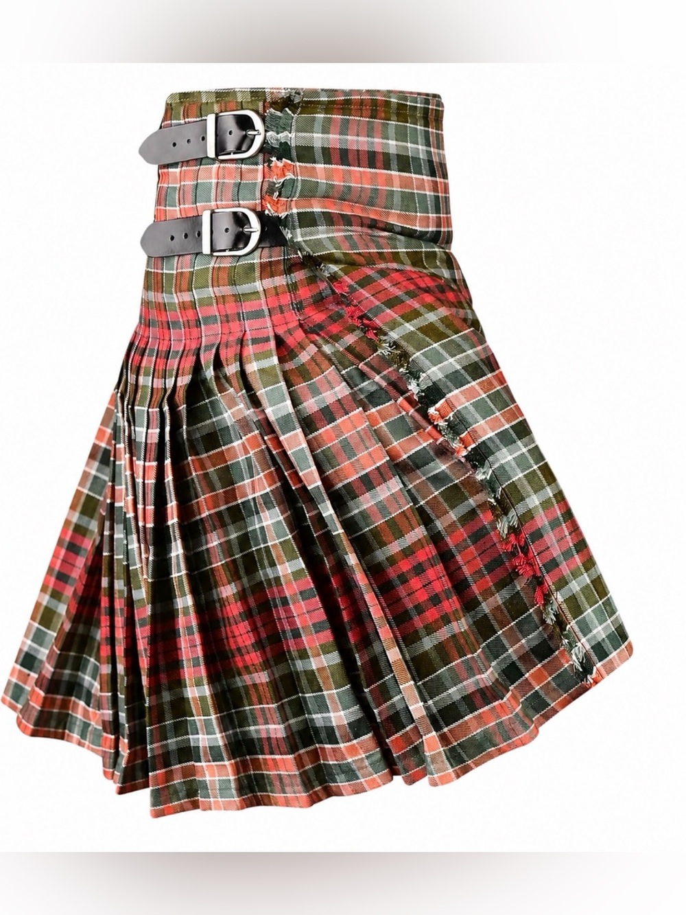 Kilt for Men I Scottish Tartan Kilt Polyviscose 8 Yard Traditional Mens Kilt